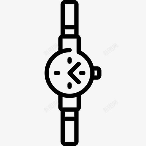 手表奢侈品商店4直线型图标svg_新图网 https://ixintu.com 奢侈品商店4 手表 直线型