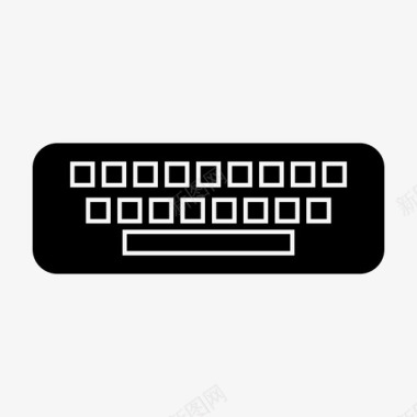 键盘打字工作图标图标