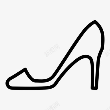 鞋时装女鞋图标图标
