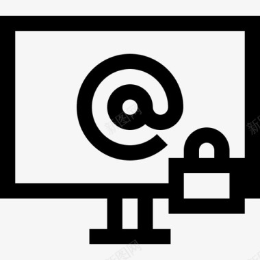 电子邮件网络犯罪2直系图标图标