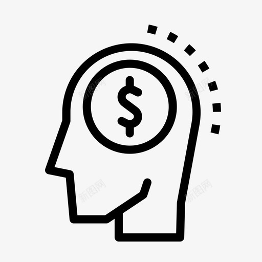 分析头脑生意图标svg_新图网 https://ixintu.com 分析 头脑 思考 投资大纲 生意 美元