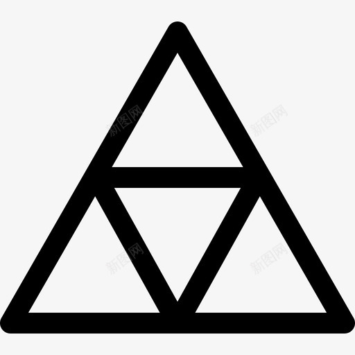 金字塔图信息图元素6线性图标svg_新图网 https://ixintu.com 信息图元素6 线性 金字塔图