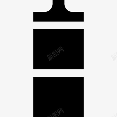 瓶子健康生活方式7装满图标图标