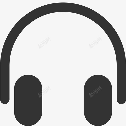 写实耳机svg_新图网 https://ixintu.com 写实耳机