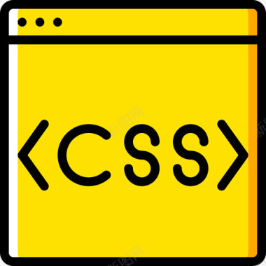 Css开发25黄色图标图标