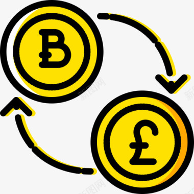 交易所业务78黄色图标图标