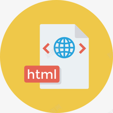Html文件网页开发ul平面圆圆形图标图标