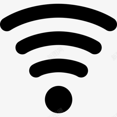 Wifi信号购物中心5已填充图标图标