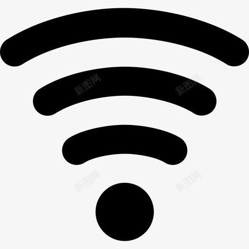 Wifi信号购物中心5已填充图标svg_新图网 https://ixintu.com Wifi信号 已填充 购物中心5