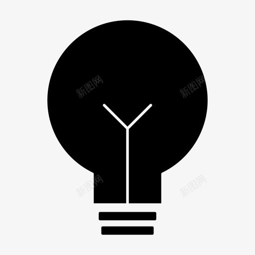 灯想法灵感图标svg_新图网 https://ixintu.com 学校符号 想法 灯 灯泡 灵感 聪明