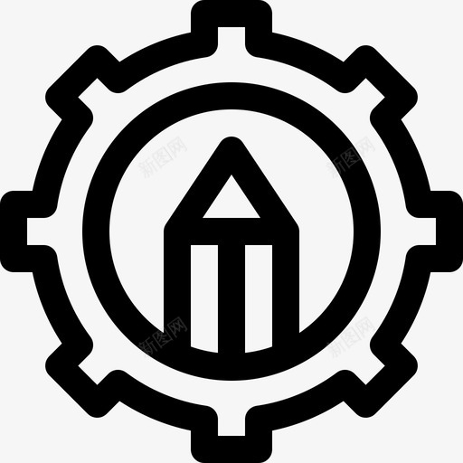 设置培训和指导4线性图标svg_新图网 https://ixintu.com 培训和指导4 线性 设置