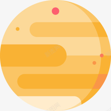 行星宇宙24平坦图标图标