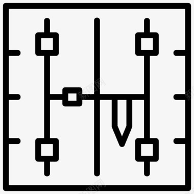 多式联运集装箱货物托运图标图标