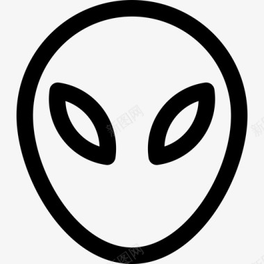 外星人表情符号直系人图标图标