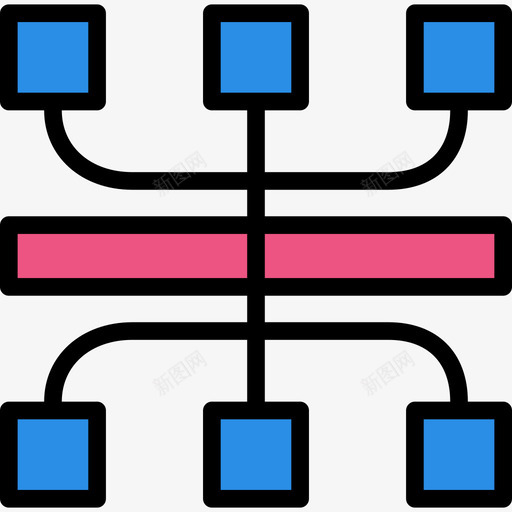 网络商业79线性颜色图标svg_新图网 https://ixintu.com 商业79 线性颜色 网络