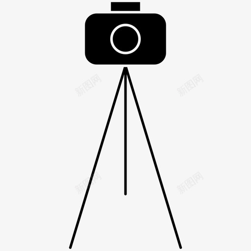 照相机摄影日常用品图标svg_新图网 https://ixintu.com 摄影 日常用品 照相机