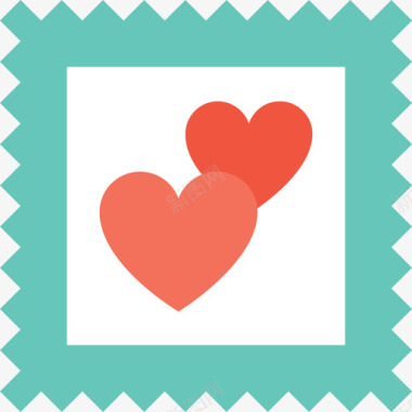 邮票爱情和婚礼3平装图标图标