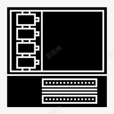 棕色盒子控制台游戏图标图标