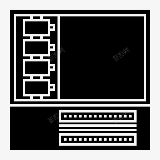 棕色盒子控制台游戏图标svg_新图网 https://ixintu.com 控制台 控制台游戏字形 棕色盒子 游戏 视频播放器