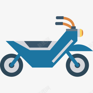 摩托车运输31扁平图标图标