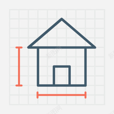 蓝图房地产47平面图图标图标