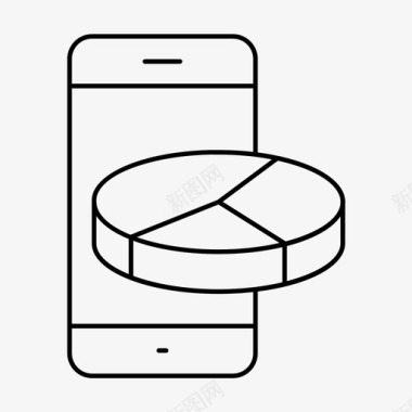 分析和统计图表电话图标图标