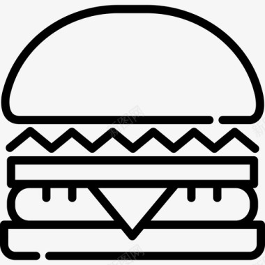 汉堡烧烤3直系图标图标