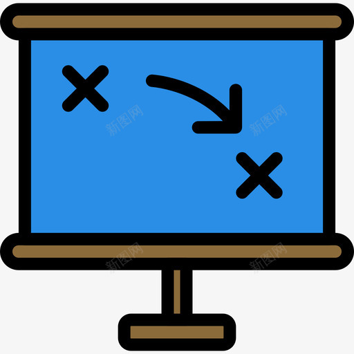 战略商业79线性色彩图标svg_新图网 https://ixintu.com 商业79 战略 线性色彩