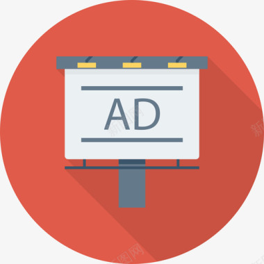 广告牌搜索引擎优化营销10循环图标图标
