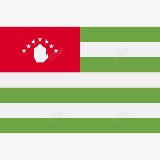 阿布哈兹长方形国家简旗图标svg_新图网 https://ixintu.com 长方形国家简旗 阿布哈兹