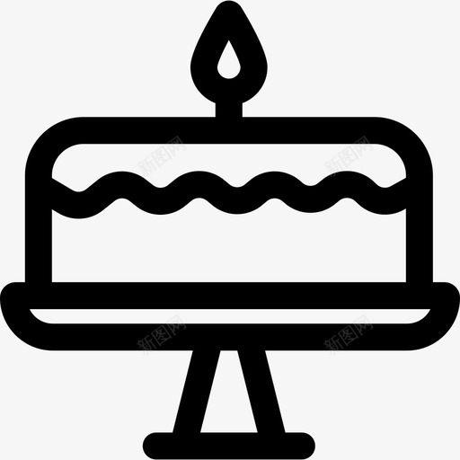 生日蛋糕生日12直系图标svg_新图网 https://ixintu.com 生日12 生日蛋糕 直系