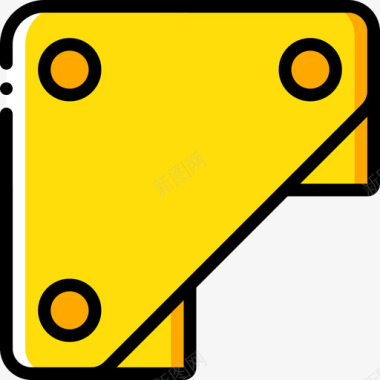 支架44号结构黄色图标图标