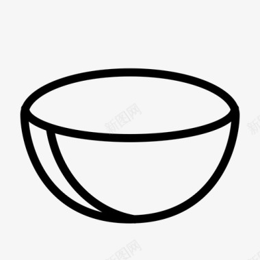 碗食物饥饿图标图标