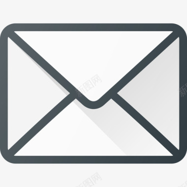 信封电子邮件3线型颜色图标图标
