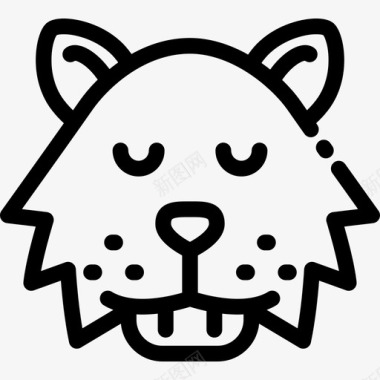 狼獾动物31直系图标图标