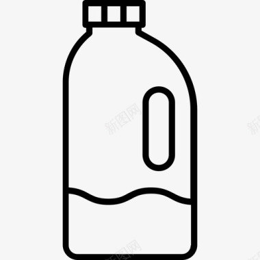 洗涤剂清洁4线性图标图标