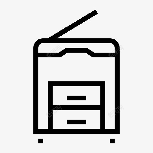 复印机设备办公室图标svg_新图网 https://ixintu.com 办公室 办公设备 复印机 家具 设备