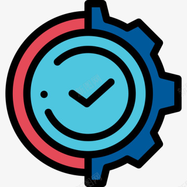 时间管理时间管理11线性颜色图标图标