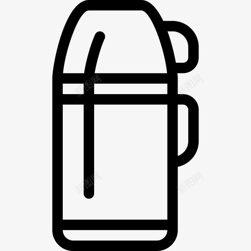 保温瓶旅游观光线性图标svg_新图网 https://ixintu.com 保温瓶 旅游观光 线性