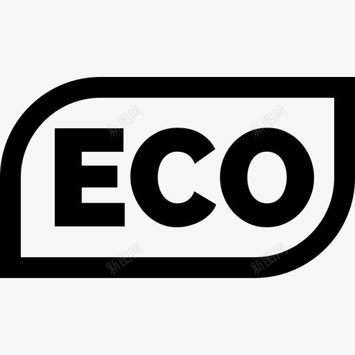 Eco汽车发动机12线性图标svg_新图网 https://ixintu.com Eco 汽车发动机12 线性