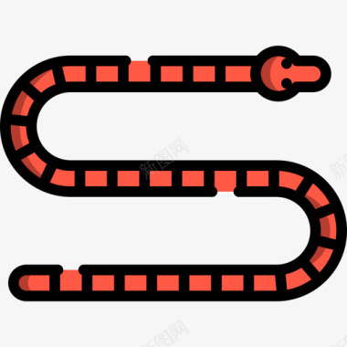 蛇动物29线形颜色图标图标