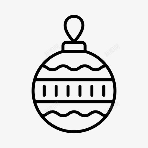 采购产品圣诞灯泡圣诞灯泡圣诞球装饰品图标svg_新图网 https://ixintu.com 圣诞灯泡 圣诞球装饰品 挂件 节日季节 采购产品圣诞灯泡