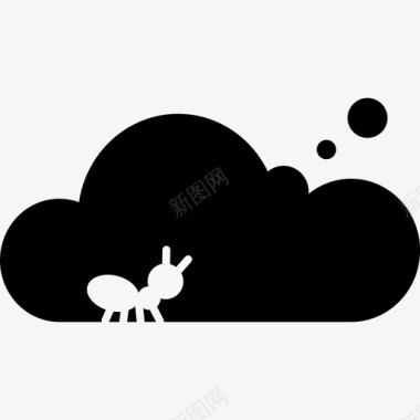 蚂蚁金融云-云logo图标