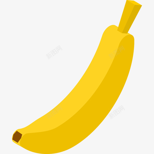 香蕉自然19扁平图标svg_新图网 https://ixintu.com 扁平 自然19 香蕉