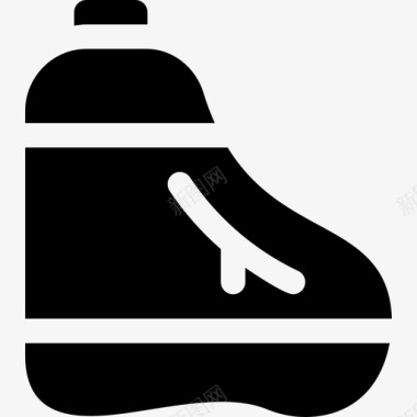 溜冰鞋溜冰3填充型图标图标