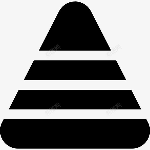 金字塔图表图表5填充图标svg_新图网 https://ixintu.com 图表图表5 填充 金字塔