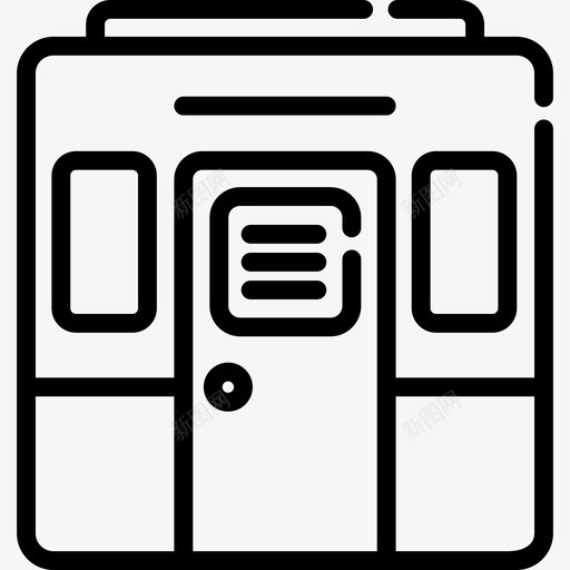 列车地铁3号站直线图标svg_新图网 https://ixintu.com 列车 地铁3号站 直线