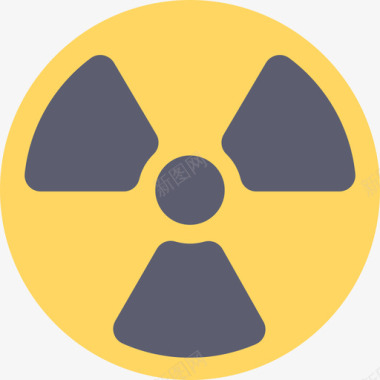核能生态48平坦图标图标