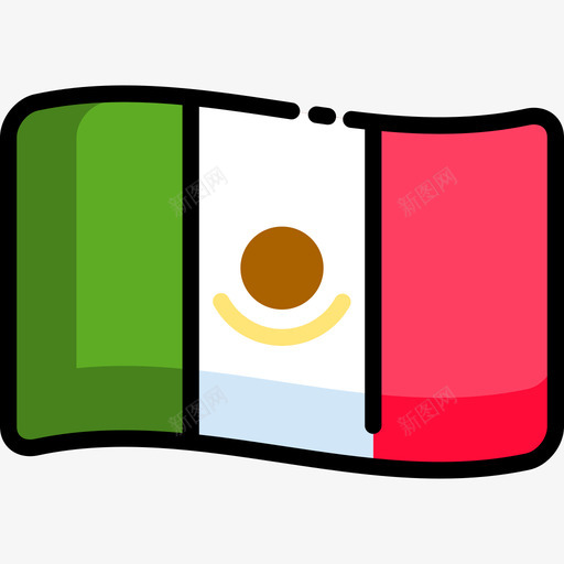 墨西哥5demayo线性颜色图标svg_新图网 https://ixintu.com 5demayo 墨西哥 线性颜色