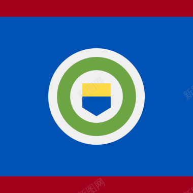 伯利兹方形国家简单旗帜图标图标
